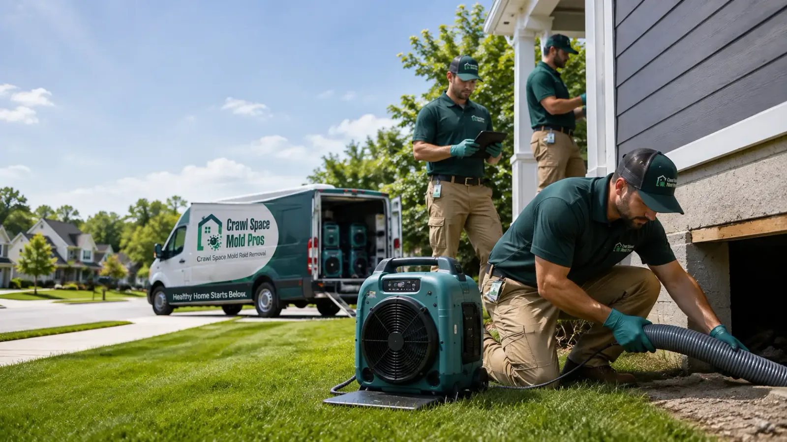 Crawl Space Mold Removal in Fort Calhoun, NE